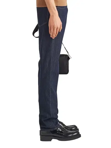 Prada Men's Five-Pocket Stretch-Denim Jeans - Blue - Size 40 | Thumbnail 3 Prada Men's Five-Pocket Stretch-Denim Jeans - Blue - Size 40 | Thumbnail 3