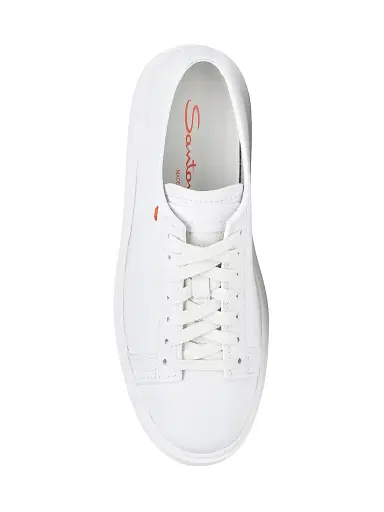 Santoni Women's Leather Low-Top Sneakers | Thumbnail 5 Santoni Women's Leather Low-Top Sneakers | Thumbnail 5