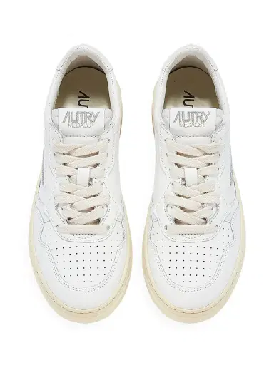 Autry Women's Medalist Leather Low-Top Sneakers - White - Size 7 | Thumbnail 4 Autry Women's Medalist Leather Low-Top Sneakers - White - Size 7 | Thumbnail 4