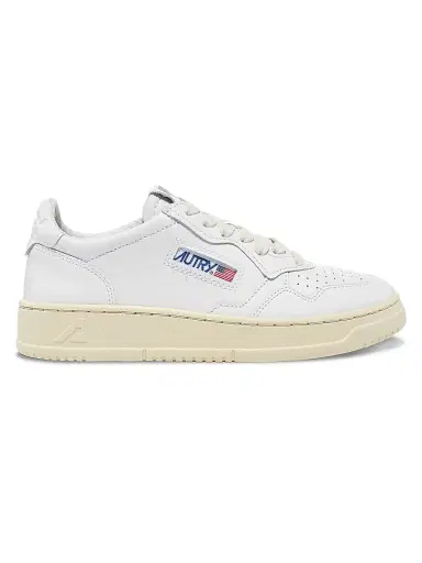 Autry Women's Medalist Leather Low-Top Sneakers - White - Size 7 | Thumbnail 1 Autry Women's Medalist Leather Low-Top Sneakers - White - Size 7 | Thumbnail 1
