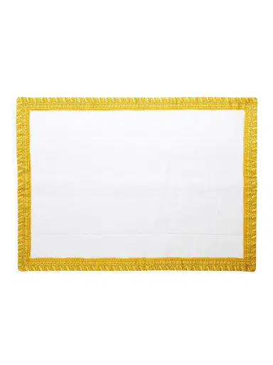 Versace Baroque Robe Bath Mat - White | Thumbnail 1 Versace Baroque Robe Bath Mat - White | Thumbnail 1