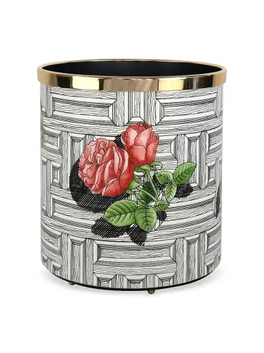 Fornasetti Rose Musciarabia Waste Basket | Thumbnail 3 Fornasetti Rose Musciarabia Waste Basket | Thumbnail 3