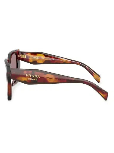 Prada Women's 55MM Cat-Eye Sunglasses - Brown Blonde Havana | Thumbnail 3 Prada Women's 55MM Cat-Eye Sunglasses - Brown Blonde Havana | Thumbnail 3