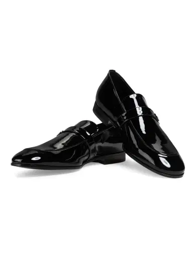 FERRAGAMO Men's Deal Patent Leather Loafers - Nero | Thumbnail 5 FERRAGAMO Men's Deal Patent Leather Loafers - Nero | Thumbnail 5