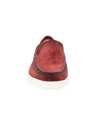 Santoni Men's Detroit Suede Loafers | Thumbnail 3 Santoni Men's Detroit Suede Loafers | Thumbnail 3