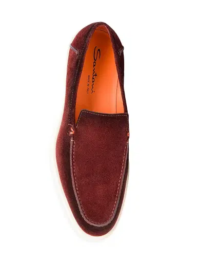 Santoni Men's Detroit Suede Loafers | Thumbnail 5 Santoni Men's Detroit Suede Loafers | Thumbnail 5