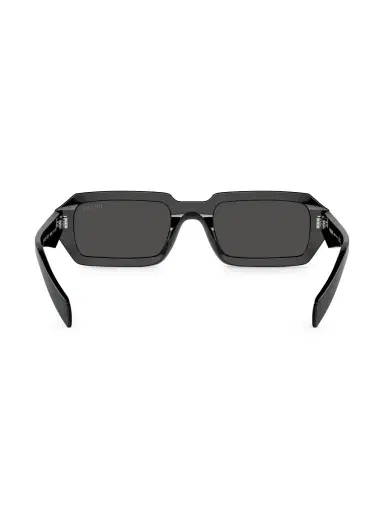 Prada Women's 54MM Rectangular Sunglasses - Black | Thumbnail 4 Prada Women's 54MM Rectangular Sunglasses - Black | Thumbnail 4