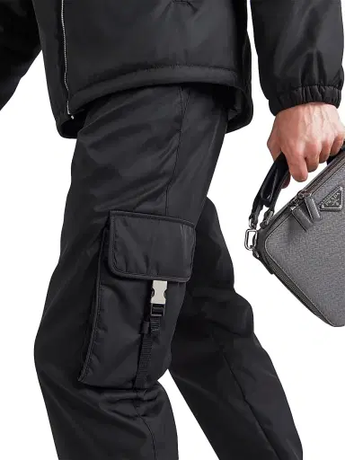 Prada Men's Re-Nylon Pants - Black - Size 34 | Thumbnail 3 Prada Men's Re-Nylon Pants - Black - Size 34 | Thumbnail 3