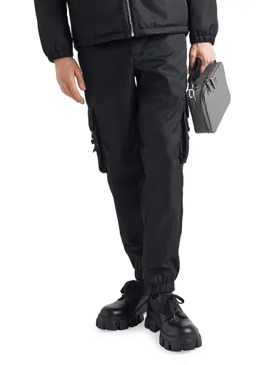 Prada Men's Re-Nylon Pants - Black - Size 34 | Thumbnail 4 Prada Men's Re-Nylon Pants - Black - Size 34 | Thumbnail 4