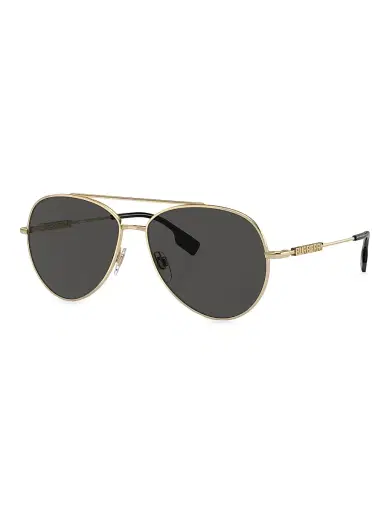 Burberry Women's 58MM Pilot Sunglasses - Light Gold Black | Thumbnail 2 Burberry Women's 58MM Pilot Sunglasses - Light Gold Black | Thumbnail 2