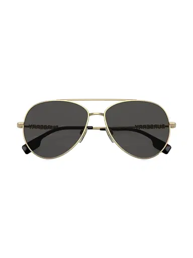 Burberry Women's 58MM Pilot Sunglasses - Light Gold Black | Thumbnail 3 Burberry Women's 58MM Pilot Sunglasses - Light Gold Black | Thumbnail 3