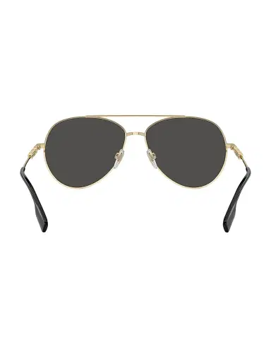 Burberry Women's 58MM Pilot Sunglasses - Light Gold Black | Thumbnail 5 Burberry Women's 58MM Pilot Sunglasses - Light Gold Black | Thumbnail 5