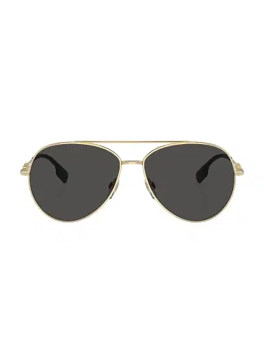 Burberry Women's 58MM Pilot Sunglasses - Light Gold Black | Thumbnail 1 Burberry Women's 58MM Pilot Sunglasses - Light Gold Black | Thumbnail 1