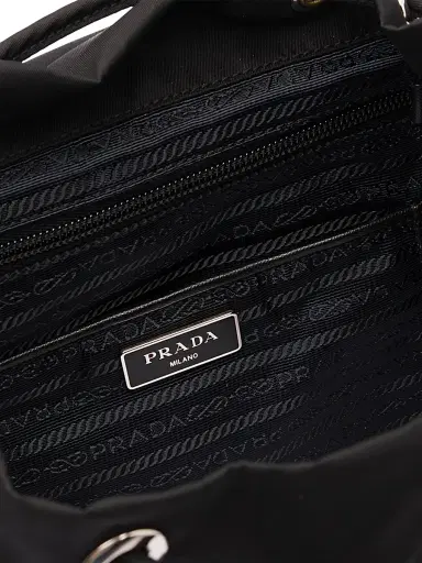 Prada Women's Small Re-Nylon Backpack - Beige | Thumbnail 16 Prada Women's Small Re-Nylon Backpack - Beige | Thumbnail 16