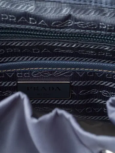 Prada Women's Small Re-Nylon Backpack - Beige | Thumbnail 9 Prada Women's Small Re-Nylon Backpack - Beige | Thumbnail 9