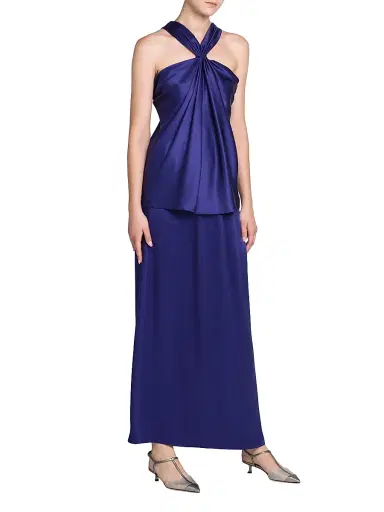 Giorgio Armani Women's Silk Maxi Skirt - Amethyst - Size 12 | Thumbnail 2 Giorgio Armani Women's Silk Maxi Skirt - Amethyst - Size 12 | Thumbnail 2