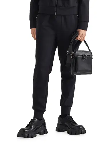 Prada Men's Sweatpants With Re-Nylon Details - Black - Size XXXL | Thumbnail 2 Prada Men's Sweatpants With Re-Nylon Details - Black - Size XXXL | Thumbnail 2