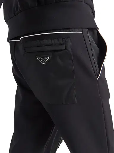Prada Men's Sweatpants With Re-Nylon Details - Black - Size XXXL | Thumbnail 4 Prada Men's Sweatpants With Re-Nylon Details - Black - Size XXXL | Thumbnail 4
