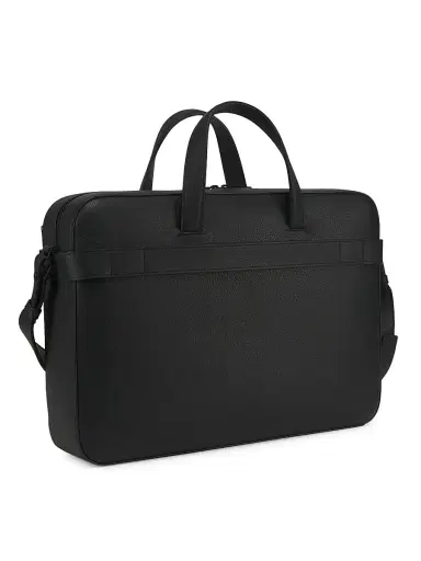 FERRAGAMO Men's Twins Leather Shoulder Bag - Nero | Thumbnail 4 FERRAGAMO Men's Twins Leather Shoulder Bag - Nero | Thumbnail 4