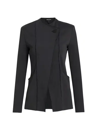 Giorgio Armani Women's Double Stitch Jacket | Thumbnail 1 Giorgio Armani Women's Double Stitch Jacket | Thumbnail 1