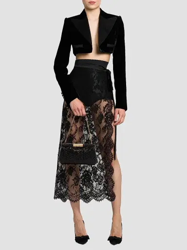 Dolce & Gabbana Women's Medium Marlene Sequined Clutch | Thumbnail 2 Dolce & Gabbana Women's Medium Marlene Sequined Clutch | Thumbnail 2