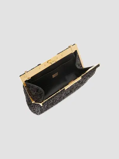 Dolce & Gabbana Women's Medium Marlene Sequined Clutch | Thumbnail 3 Dolce & Gabbana Women's Medium Marlene Sequined Clutch | Thumbnail 3