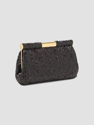 Dolce & Gabbana Women's Medium Marlene Sequined Clutch | Thumbnail 4 Dolce & Gabbana Women's Medium Marlene Sequined Clutch | Thumbnail 4