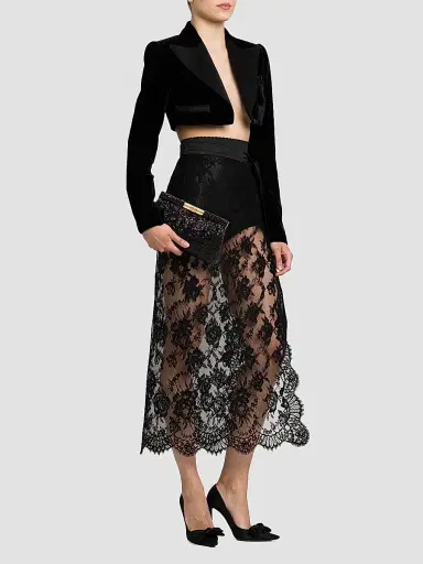 Dolce & Gabbana Women's Medium Marlene Sequined Clutch | Thumbnail 5 Dolce & Gabbana Women's Medium Marlene Sequined Clutch | Thumbnail 5