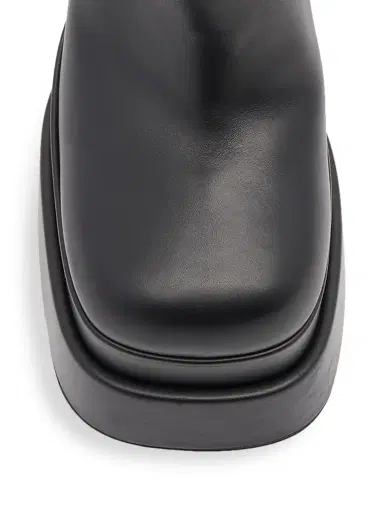 Versace Women's Medusa Aevitas Leather Platform Booties - Black | Thumbnail 3 Versace Women's Medusa Aevitas Leather Platform Booties - Black | Thumbnail 3