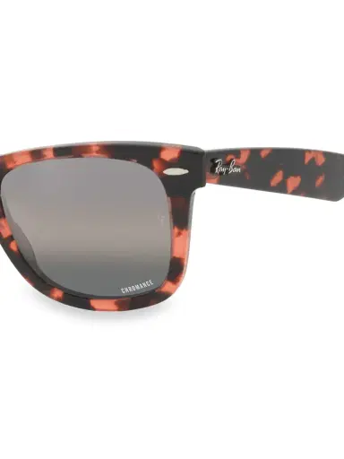 Ray-Ban Women's Wayfarer Tortoiseshell Chromance Sunglasses - Havana | Thumbnail 2 Ray-Ban Women's Wayfarer Tortoiseshell Chromance Sunglasses - Havana | Thumbnail 2