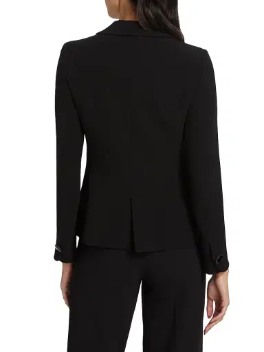 Giorgio Armani Women's Silk One-Button Blazer - Black - Size 14 | Thumbnail 5 Giorgio Armani Women's Silk One-Button Blazer - Black - Size 14 | Thumbnail 5