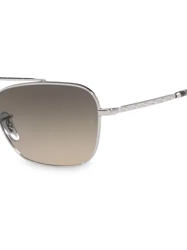 Ray-Ban Men's Italy Rb3636 58MM New Caravan Square Sunglasses - Silver | Thumbnail 2 Ray-Ban Men's Italy Rb3636 58MM New Caravan Square Sunglasses - Silver | Thumbnail 2