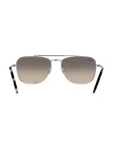 Ray-Ban Men's Italy Rb3636 58MM New Caravan Square Sunglasses - Silver | Thumbnail 5 Ray-Ban Men's Italy Rb3636 58MM New Caravan Square Sunglasses - Silver | Thumbnail 5