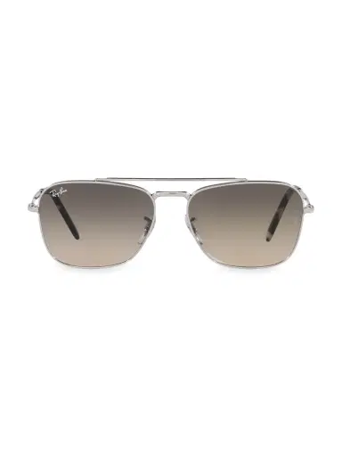 Ray-Ban Men's Italy Rb3636 58MM New Caravan Square Sunglasses - Silver | Thumbnail 6 Ray-Ban Men's Italy Rb3636 58MM New Caravan Square Sunglasses - Silver | Thumbnail 6