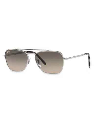 Ray-Ban Men's Italy Rb3636 58MM New Caravan Square Sunglasses - Silver | Thumbnail 1 Ray-Ban Men's Italy Rb3636 58MM New Caravan Square Sunglasses - Silver | Thumbnail 1