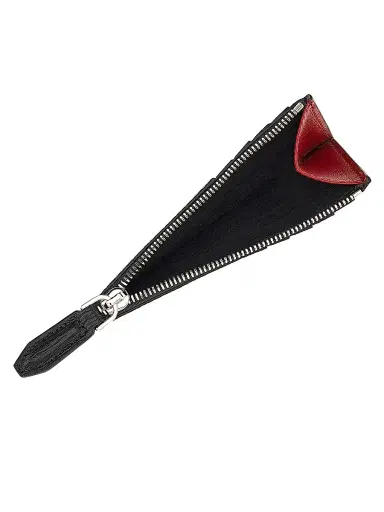 FERRAGAMO Men's Revival Gancini Card Wallet - Nero Red | Thumbnail 2 FERRAGAMO Men's Revival Gancini Card Wallet - Nero Red | Thumbnail 2