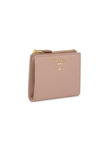 Prada Women's Saffiano Leather Wallet - Pink | Thumbnail 2 Prada Women's Saffiano Leather Wallet - Pink | Thumbnail 2