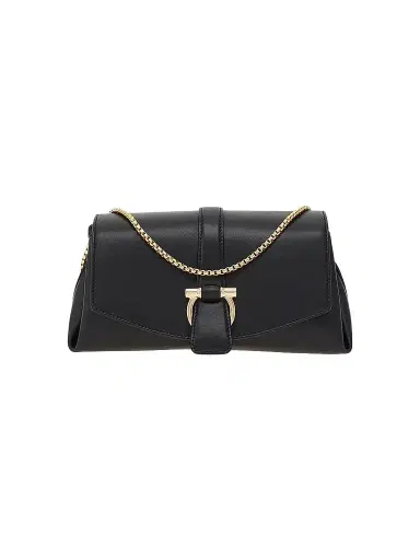 Ferragamo Women's New Line Small Leather Shoulder Bag - Nero | Thumbnail 1 Ferragamo Women's New Line Small Leather Shoulder Bag - Nero | Thumbnail 1