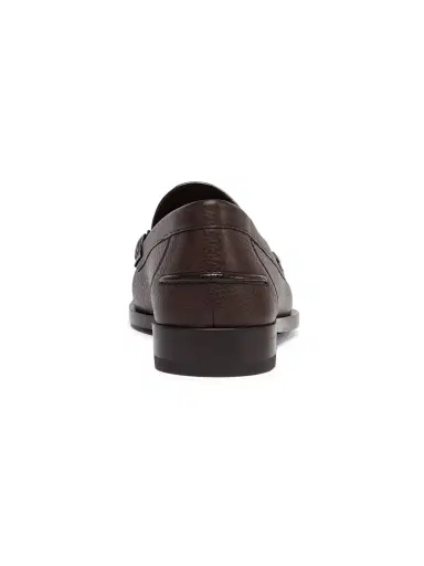 Fendi Men's O'Lock Leather Loafers - Dark Brown | Thumbnail 2 Fendi Men's O'Lock Leather Loafers - Dark Brown | Thumbnail 2