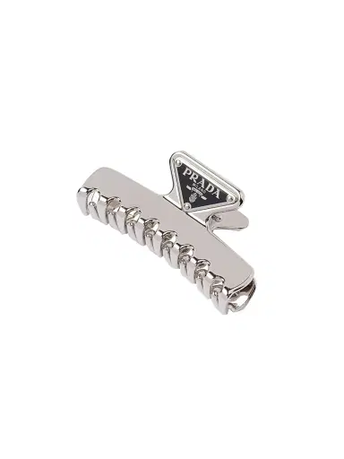 Prada Women's Metal Hair Clip - Silver | Thumbnail 2 Prada Women's Metal Hair Clip - Silver | Thumbnail 2