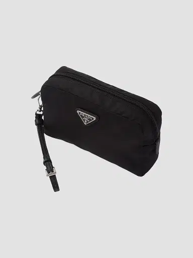 Prada Women's Re-Nylon Pouch - Black | Thumbnail 2 Prada Women's Re-Nylon Pouch - Black | Thumbnail 2