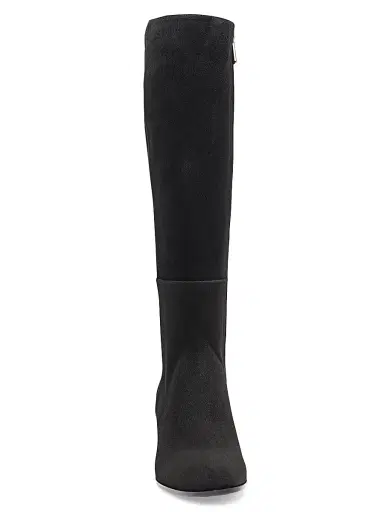 Santoni Women's 50MM Suede Boots - Black - Size 11.5 | Thumbnail 4 Santoni Women's 50MM Suede Boots - Black - Size 11.5 | Thumbnail 4