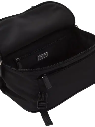 Prada Men's Re-Nylon And Saffiano Leather Shoulder Bag | Thumbnail 5 Prada Men's Re-Nylon And Saffiano Leather Shoulder Bag | Thumbnail 5