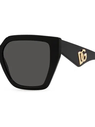 Dolce & Gabbana Women's 55MM Oversized Square Sunglasses - Black | Thumbnail 3 Dolce & Gabbana Women's 55MM Oversized Square Sunglasses - Black | Thumbnail 3