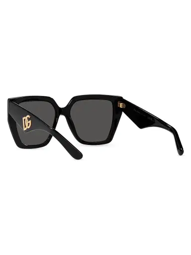 Dolce & Gabbana Women's 55MM Oversized Square Sunglasses - Black | Thumbnail 5 Dolce & Gabbana Women's 55MM Oversized Square Sunglasses - Black | Thumbnail 5