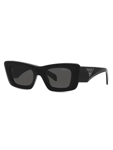 Prada Women's 50MM Rectangular Sunglasses - Black | Thumbnail 1 Prada Women's 50MM Rectangular Sunglasses - Black | Thumbnail 1