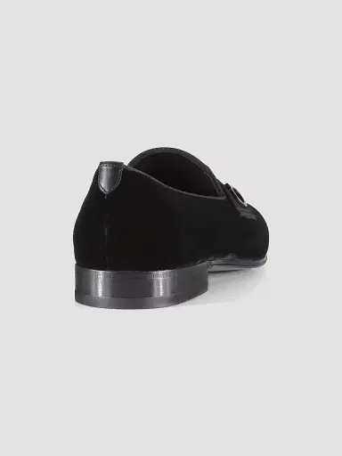 Ferragamo Men's Velvet Gancio Loafers | Thumbnail 3 Ferragamo Men's Velvet Gancio Loafers | Thumbnail 3