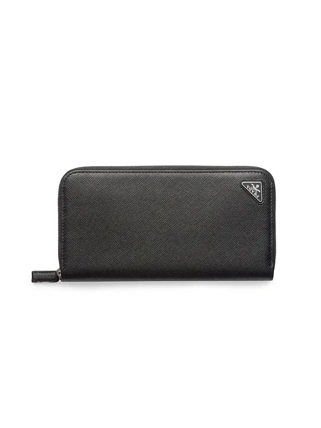 Men's Saffiano Wallet - Black Men's Saffiano Wallet - Black
