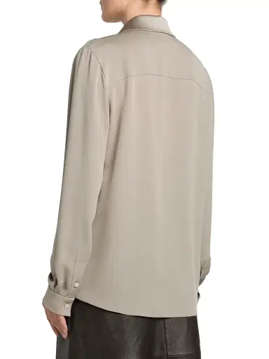 Giorgio Armani Women's Silk Paneled Blouse - Dunes | Thumbnail 5 Giorgio Armani Women's Silk Paneled Blouse - Dunes | Thumbnail 5
