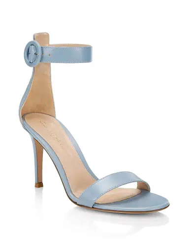 Gianvito Rossi Women's Portofino Leather Sandals - White - Size 12 | Thumbnail 2 Gianvito Rossi Women's Portofino Leather Sandals - White - Size 12 | Thumbnail 2